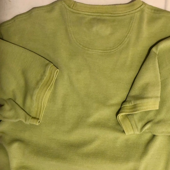 Caribbean Tropical Lime Pullover Short Sleeve Shirt - Picture 9 of 10